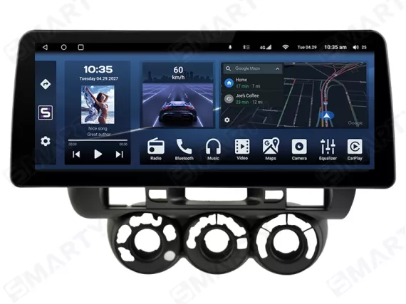 Магнитола для Honda Jazz/Fit (2002-2008) - 12.3 дюйма Андроид CarPlay