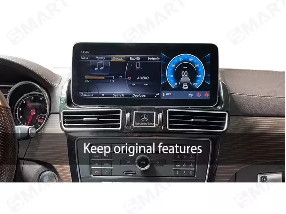 Магнитола для Mercedes GLE-Class W166 (2015-2019) - 12.3 дюйма Андроид CarPlay