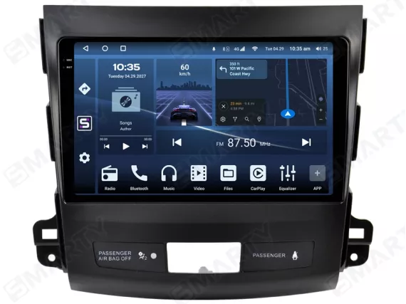 Магнитола для Peugeot 4007 (2007-2013) Андроид CarPlay