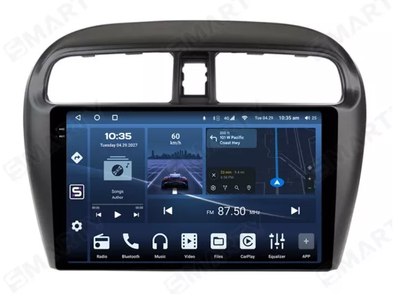 Магнитола для Mitsubishi Mirage / Space Star (2012-2024) Андроид CarPlay