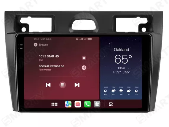 Ford Fiesta 6 Gen (2002-2008) Apple Carplay