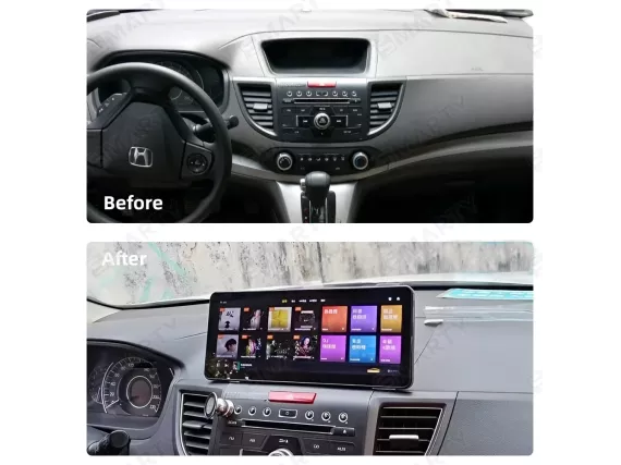 Магнітола для Honda CR-V 4 (2012-2017) - Top screen - 12.3 дюйми CarPlay