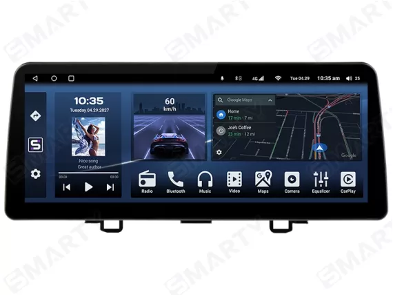 Магнітола для Honda CR-V 3 Gen (2006-2012) - 12.3 дюйми Андроїд CarPlay