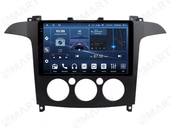 Магнітола для Ford S-MAX (2007-2015) Андроїд CarPlay