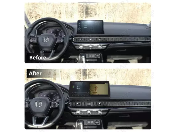 Магнитола для Honda HR-V / ZR-V (US) (2022+) - 12.3 дюйма Андроид CarPlay