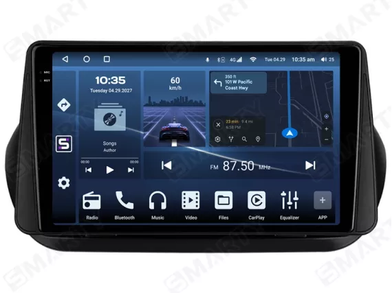 Магнітола для Citroen Nemo (2008-2017) Андроїд CarPlay