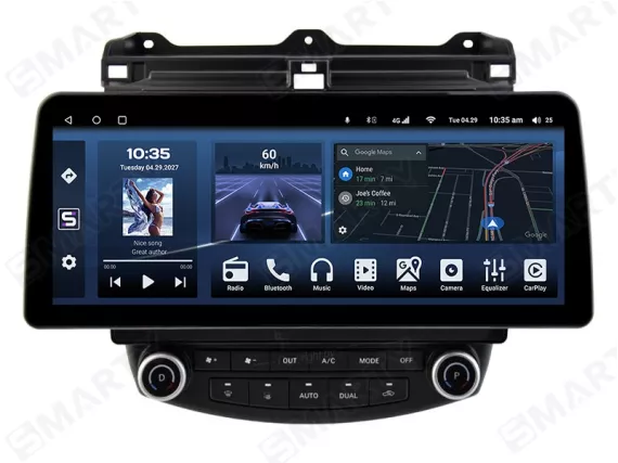 Магнитола для Honda Accord 7 (2002-2008) - 12.3 дюйма Андроид CarPlay