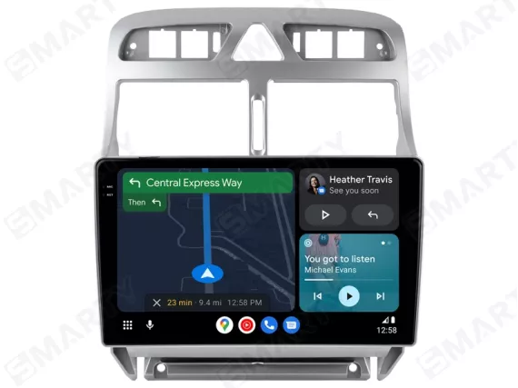 For Peugeot 307 SW 2002 - 2013 Android Auto