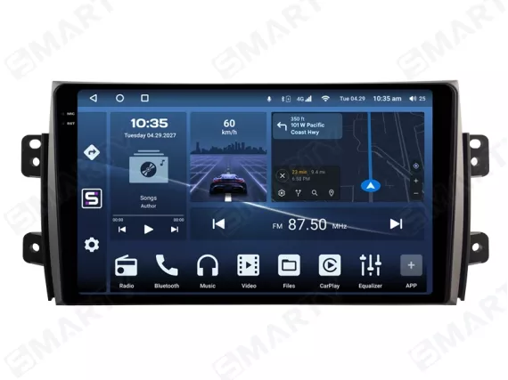 Магнитола для Suzuki SX4 (2006-2012) Андроид CarPlay