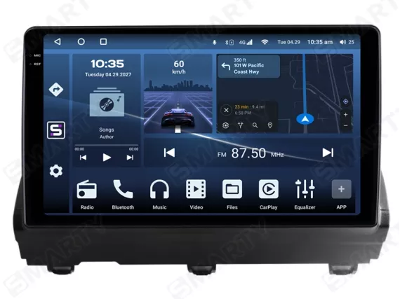 Магнитола для Renault Sandero (2020+) Андроид CarPlay