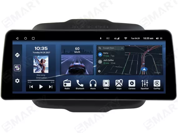 Магнітола для Jeep Renegade BU (2014-2022) - 12.3 дюйми Андроїд CarPlay