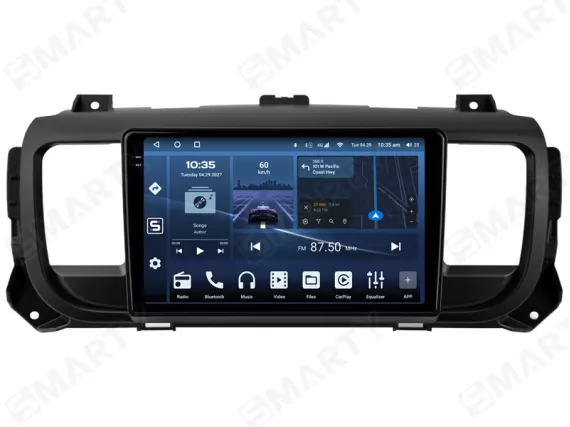 Магнітола для Citroen Jumpy 3 SpaceTourer (2016-2021) Андроїд CarPlay
