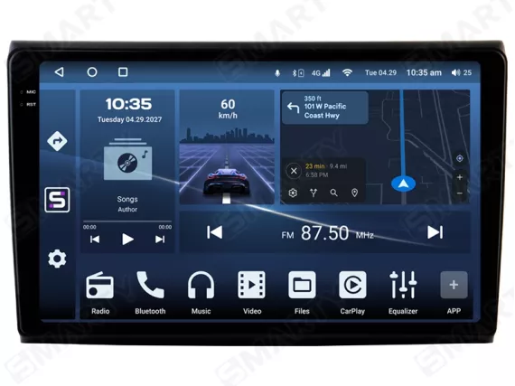 Магнитола для Fiat Bravo (2007-2014) Андроид CarPlay