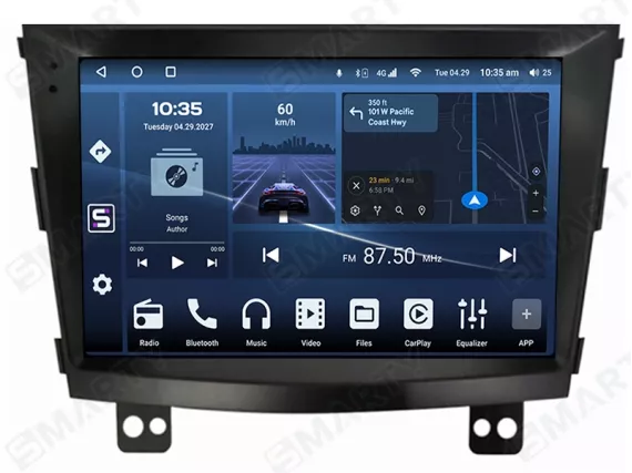 Магнітола для SsangYong Tivoli / LUVi (2015+) Андроїд CarPlay
