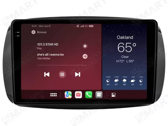 Smart Fortwo C453/A453 (2014-2021) Apple Carplay