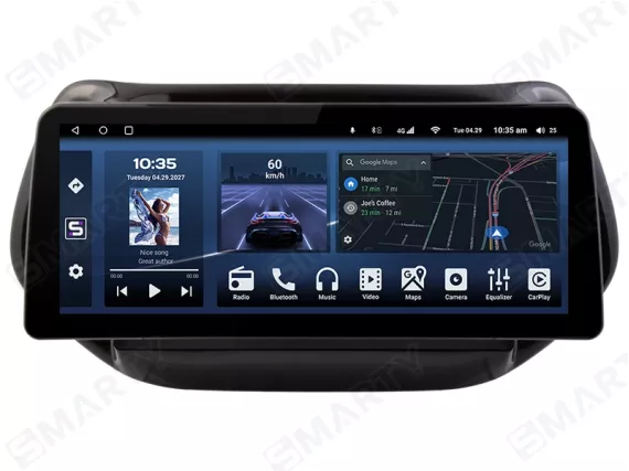 Магнітола для Jeep Compass MP (2017-2020) - 12.3 дюйми Андроїд CarPlay