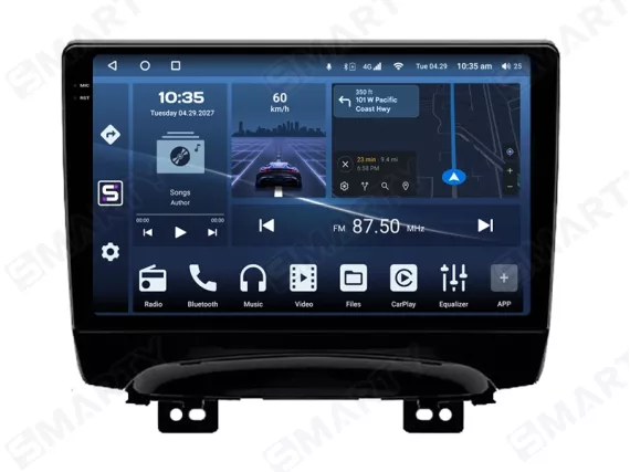 Магнітола для Jac S3 (2013-2018) Андроїд CarPlay