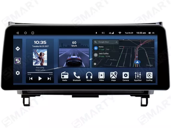 Магнитола для Nissan Qashqai J11 (2013-2021) - 12.3 дюйма Андроид CarPlay