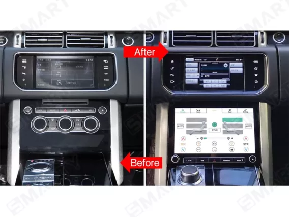 Range Rover Vogue 2013-2020 панель климат-контроля 10" экран - with CD