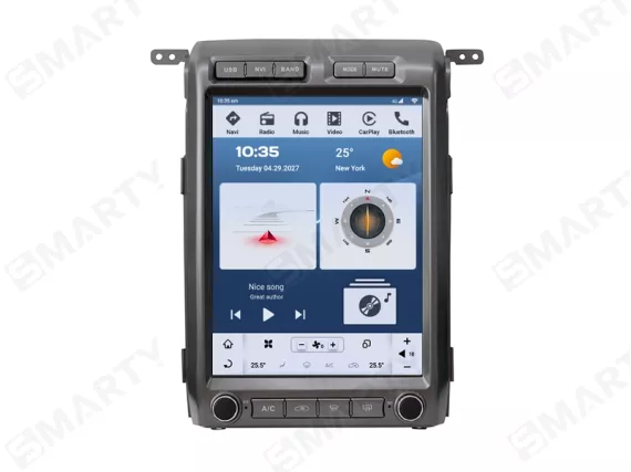 Магнитола для Ford F150/Raptor (2008-2014) Тесла - 12.1 дюймов Андроид CarPlay