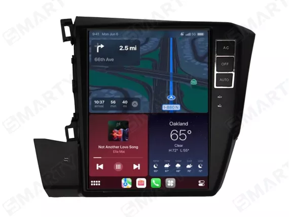 Honda Civic (2012-2015) Apple Carplay Tesla - Snapdragon