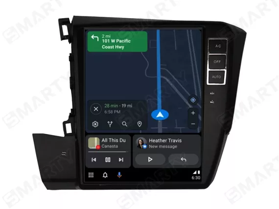 Honda Civic (2012-2015) Android Auto Tesla - Snapdragon