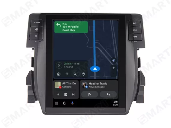 Honda Civic (2015-2021) Android Auto Tesla - Snapdragon