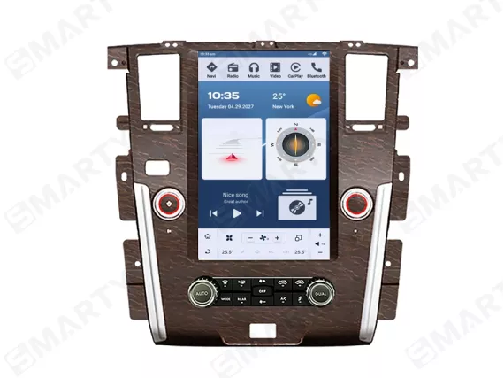 Магнітола для Nissan Patrol (2010-2020) High Ver Тесла - 13.6 inch Андроїд CarPlay