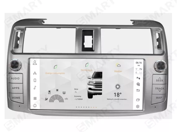Магнітола для Toyota 4Runner 5 Gen (2010-2022) - AC Андроїд CarPlay