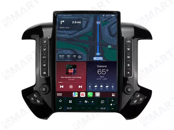 GMC Sierra (2013-2019) Apple CarPlay Tesla - 14.4 inches 2K