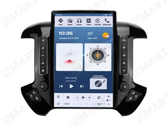 Магнитола для Chevrolet Silverado (2014-2019) Тесла 2K Андроид CarPlay