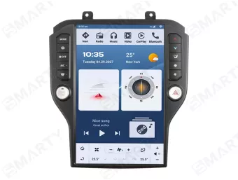 Магнитола для Ford Mustang SYNC (2015-2021) Тесла - 14.4 дюйма 2K Андроид CarPlay