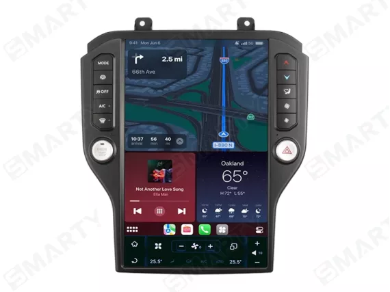 Ford Mustang SYNC (2015-2021) Apple CarPlay Tesla - 14.4 inches 2K