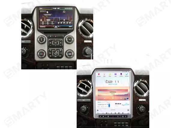 Магнитола для Ford F250 F350 (2013-2016) Тесла Андроид CarPlay