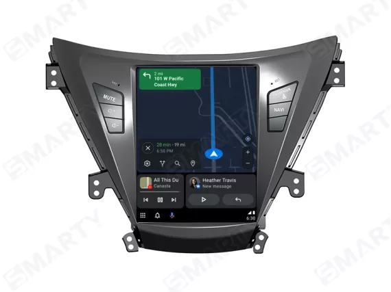 Hyundai Elantra (2010-2015) Android Auto Tesla