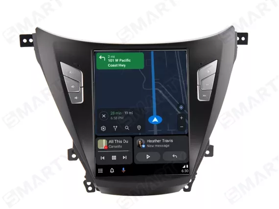 Hyundai Elantra Facelift (2013-2016) Android Auto Tesla