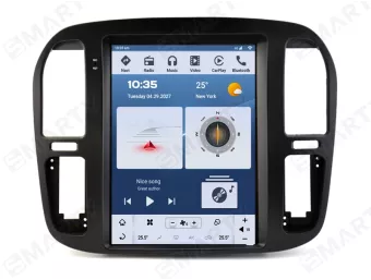 Магнітола для Toyota Land Cruiser 100 (1998-2002) Тесла Андроїд CarPlay