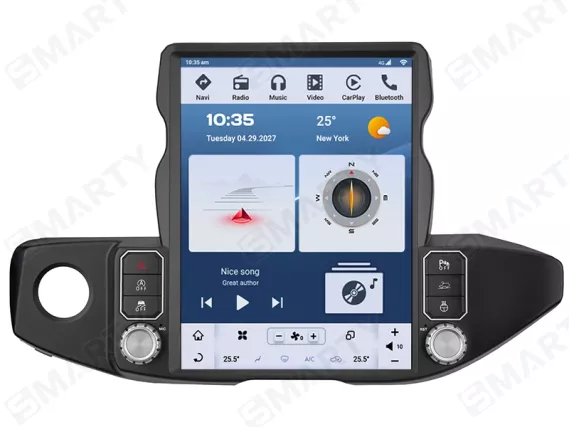 Магнітола для Jeep Wrangler (2018-2023) Тесла Андроїд CarPlay