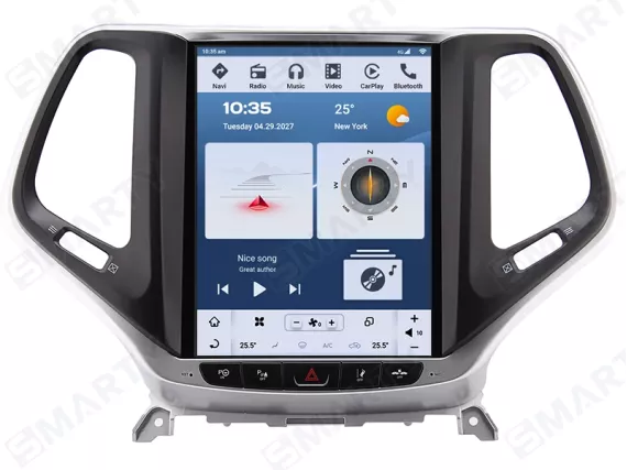 Магнитола для Jeep Cherokee (2013-2019) - Snapdragon Тесла Андроид CarPlay