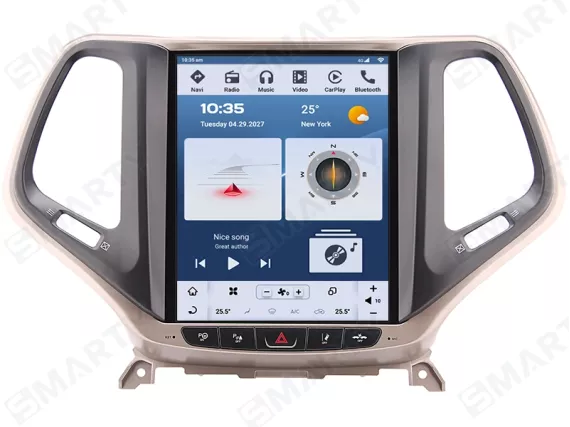 Магнитола для Jeep Cherokee (2013-2019) - Snapdragon Тесла Андроид CarPlay