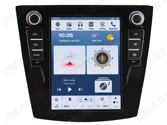 Магнитола для Renault Kadjar (2015-2022) Тесла Андроид CarPlay