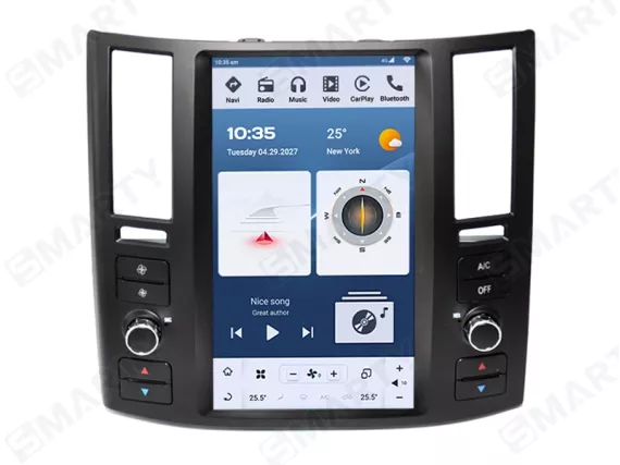 Магнитола для Infiniti FX35/FX45 S50 (2003-2008) Тесла Андроид CarPlay