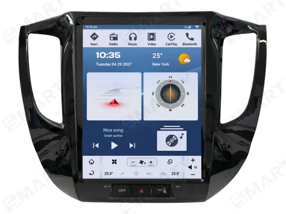 Магнитола для Mitsubishi L200/Triton (2015-2019) Тесла Андроид CarPlay