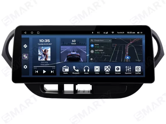 Магнитола для Hyundai i10 2 Gen (2013-2019) - 12.3 дюйма Андроид CarPlay