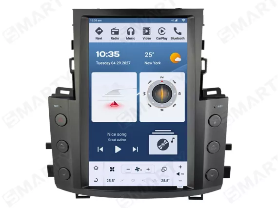 Магнитола для Lexus LX 570 (2007-2015) Тесла Андроид CarPlay
