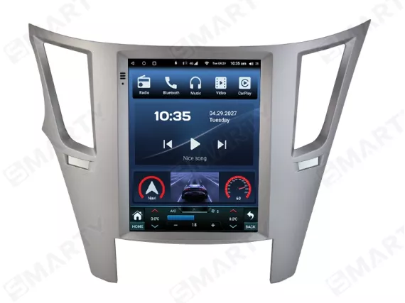 Магнитола для Subaru Legacy (2009-2014) Тесла Андроид CarPlay