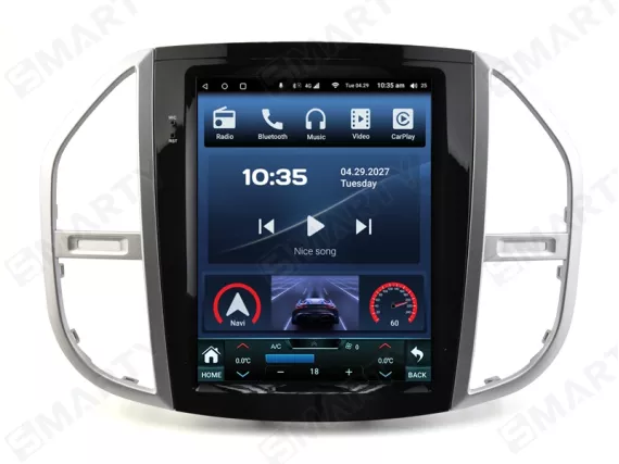 Магнітола для Mercedes-Benz Vito/Metris W447 (2014+) Тесла Андроїд CarPlay