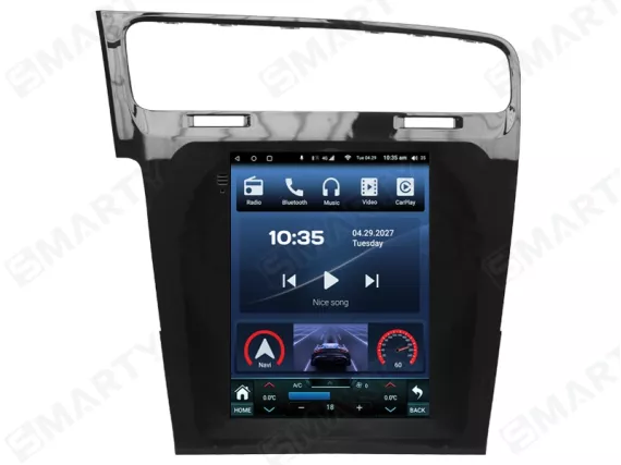 Магнітола для Volkswagen Golf 7 Gen (2012-2020) Тесла Андроїд CarPlay