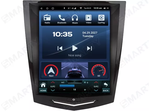 Магнитола для Cadillac SRX (2010-2016) Тесла Андроид CarPlay