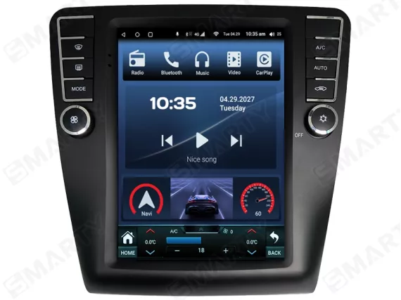 Магнітола для Skoda Octavia A7 (2012-2018) Тесла Андроїд CarPlay